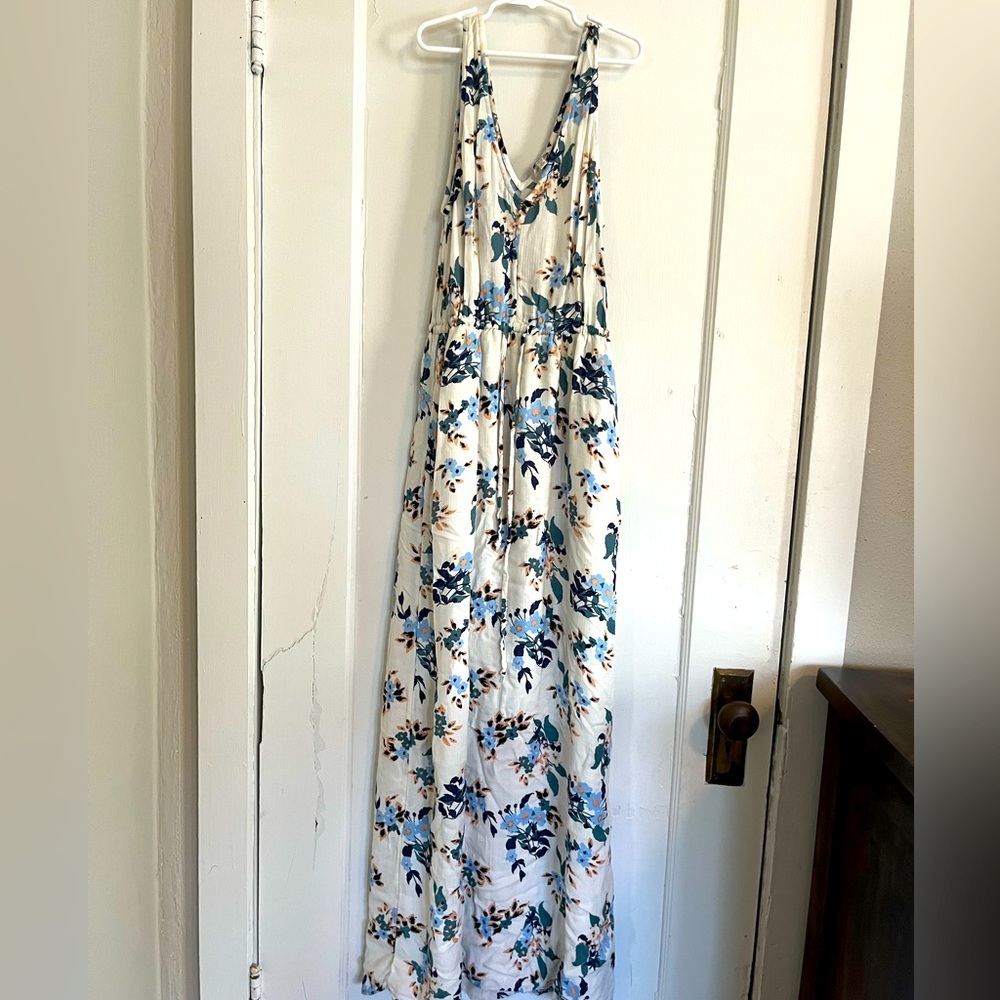 Lucky Brand Ivory Floral dress XS